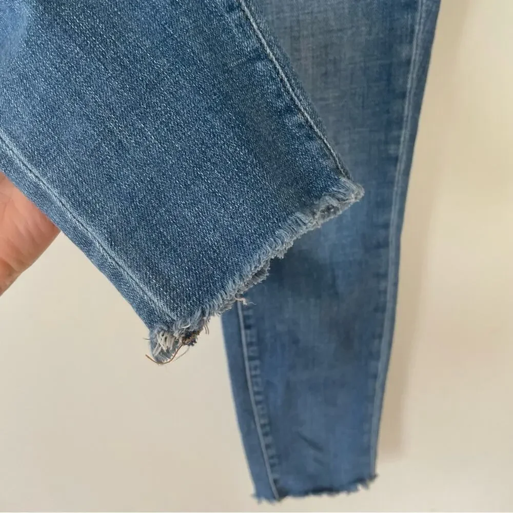 L’agence El Matador French Slim Fit Raw Hem Ankle Skinny Jean 26